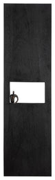 Atlas Wall Decor, Rectangle, Black, Sitting