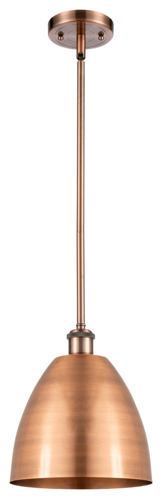 Ballston Dome Pendant, Antique Copper