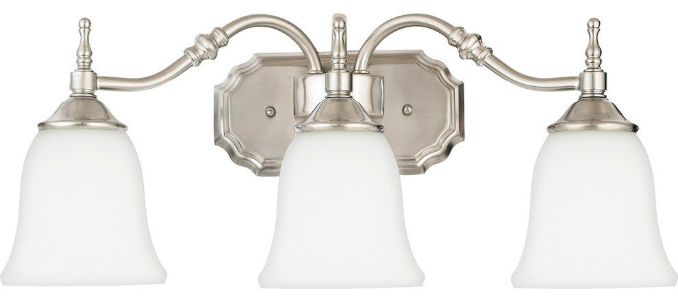 Quoizel TT8743BN Three Light Bath Fixture Tritan Brushed Nickel