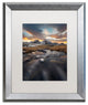 Mathieu Rivrin 'Power Of Mountains' Matted Art, Silver Frame, White, 20x16