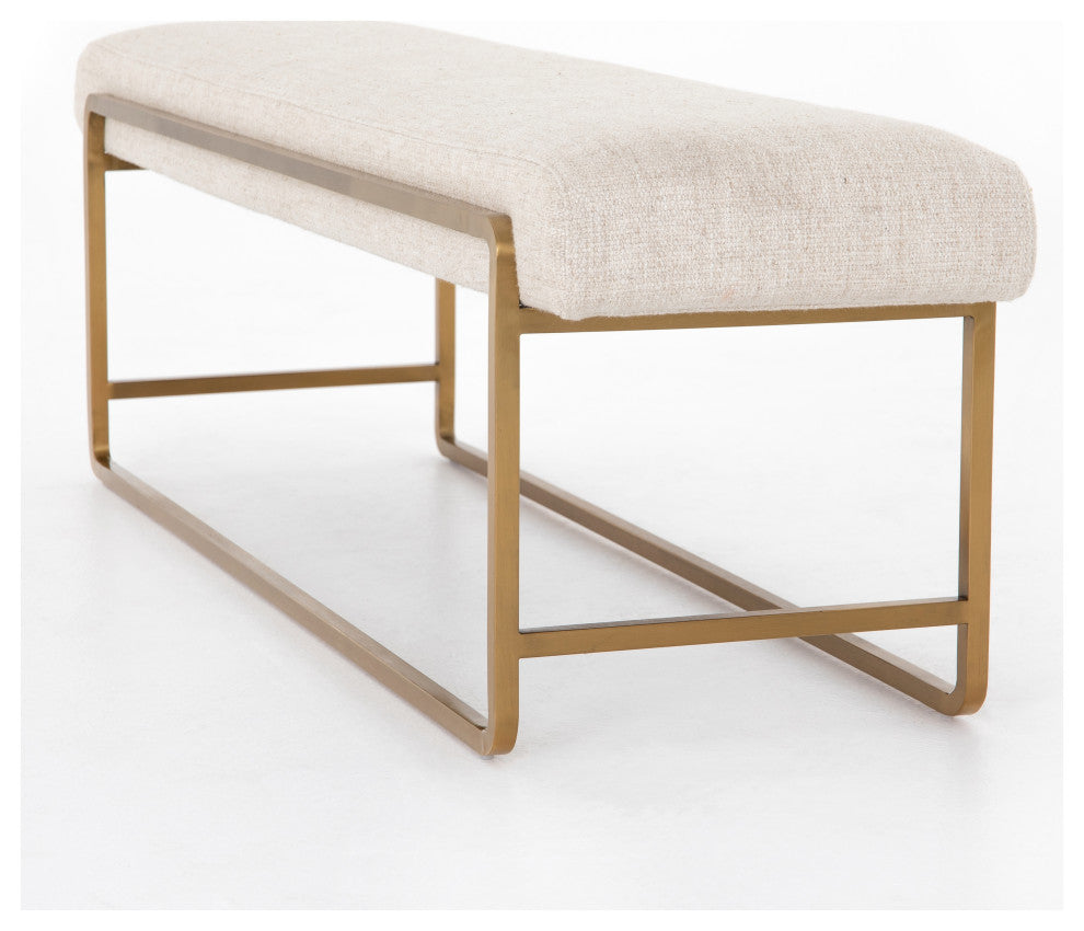 Sled Bench-Thames Cream