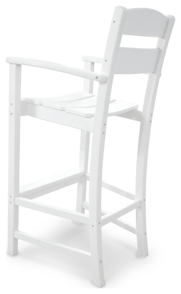 Ivy Terrace Classics Bar Arm Chair, White