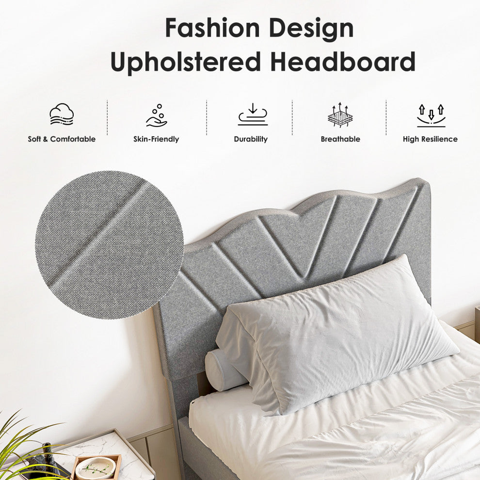 Gewnee Upholstered Platform Bed