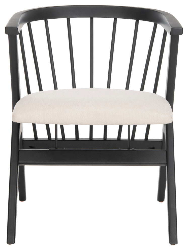 Safavieh Noah Spindle Dining Chair, Set of 2, White Oak/Gray