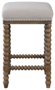 Uttermost Pryce Wooden Counter Stool