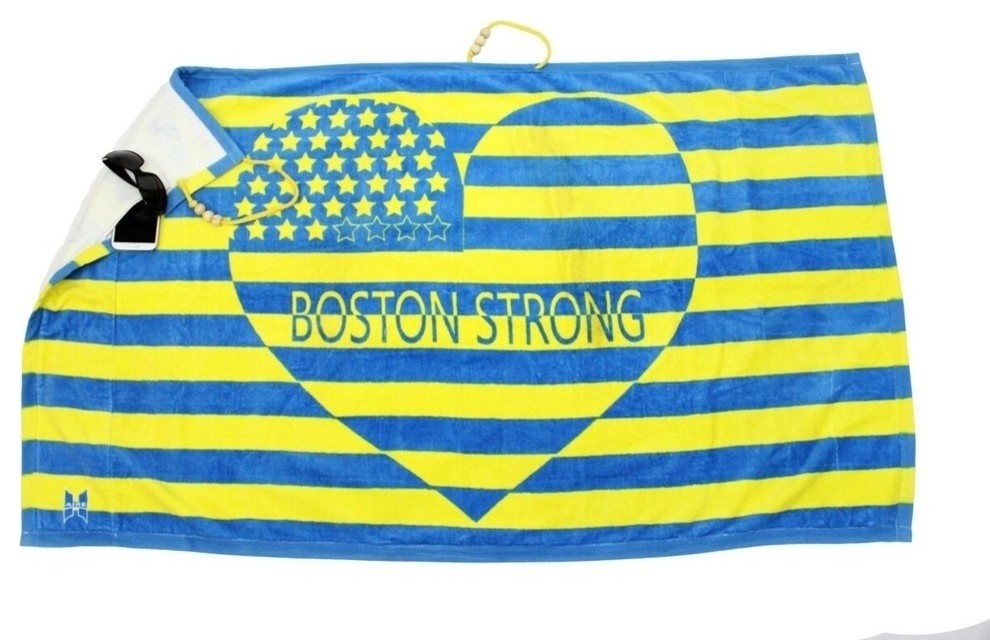 Boston Strong Beach Towel, Four Star