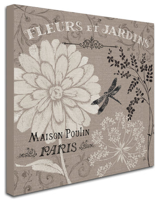 'French Linen Garden II' Canvas Art by Daphne Brissonnet
