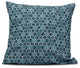 Water Mosaic, Geometric Print Pillow, Teal, 18"x18"