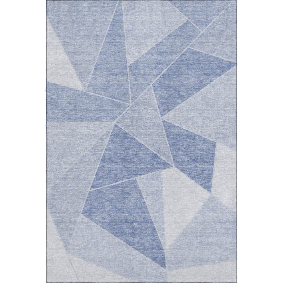 Premium Machine Washable Mayfield AMF636 Sky 8' x 10' Rug