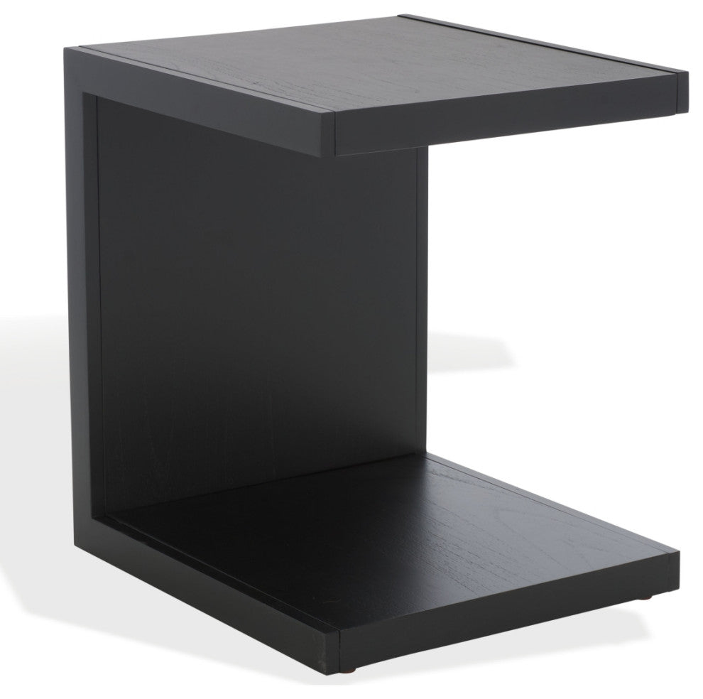 Safavieh Couture Tawney "C" Wood Accent Table, Black