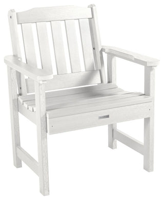 4' Lehigh Bench, Chairs, Conversation Table, 4-Piece Set, White