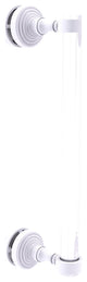Pacific Grove 12" Single Side Shower Door Pull, Matte White