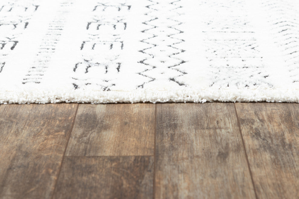 Novogratz by Momeni Ferris Cali Geometric Ivory Area Rug 2' X 3'