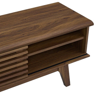 Render 70" Entertainment Center TV Stand in Walnut Walnut