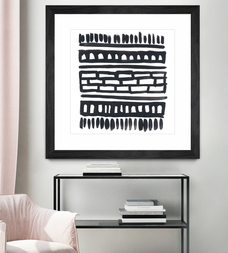 "Weft III" Matted and Framed, 36" X 36"