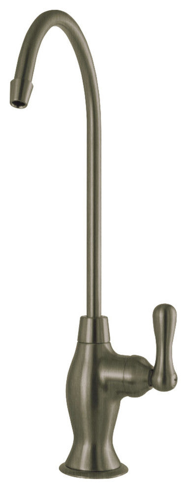 Kingston Reverse Osmosis System Filtration Water Air Gap Faucet, Antique Brass