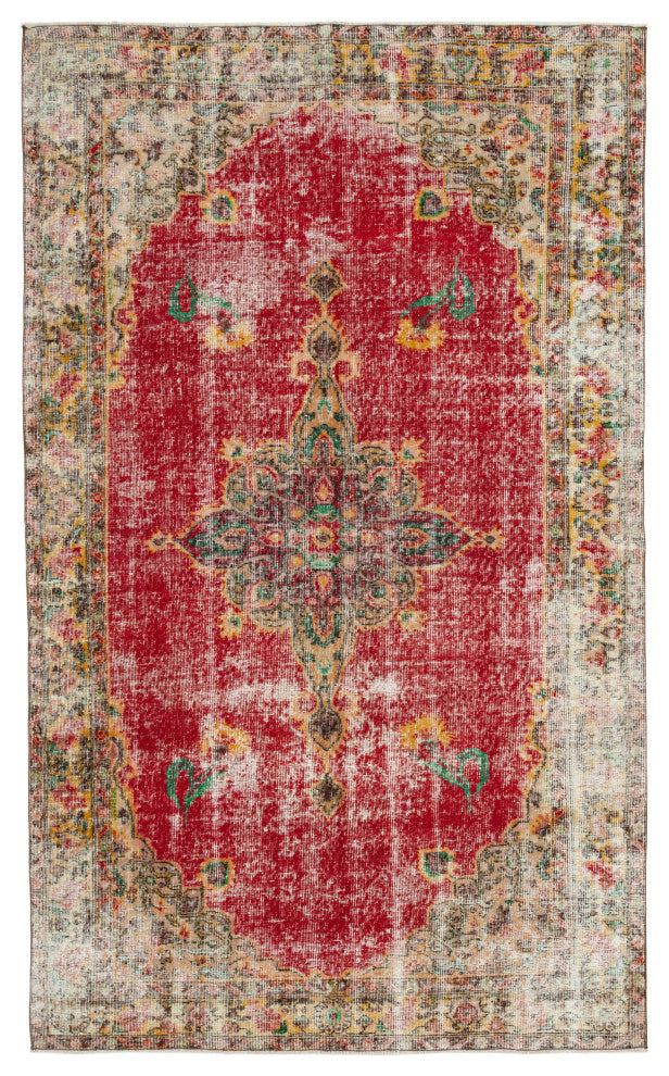 Rug N Carpet - Hand-knotted Turkish 5' 5'' x 8' 10'' Antique Area Rug