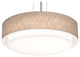 Sanibel 32" LED Pendant, Satin Nickel Finish, Jute Shade
