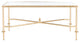 Safavieh Devi Gold Leaf Coffee Table Gold
