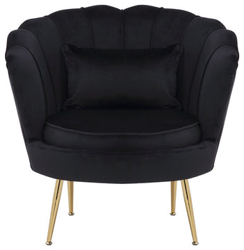 Queen Lounge Chair, Black