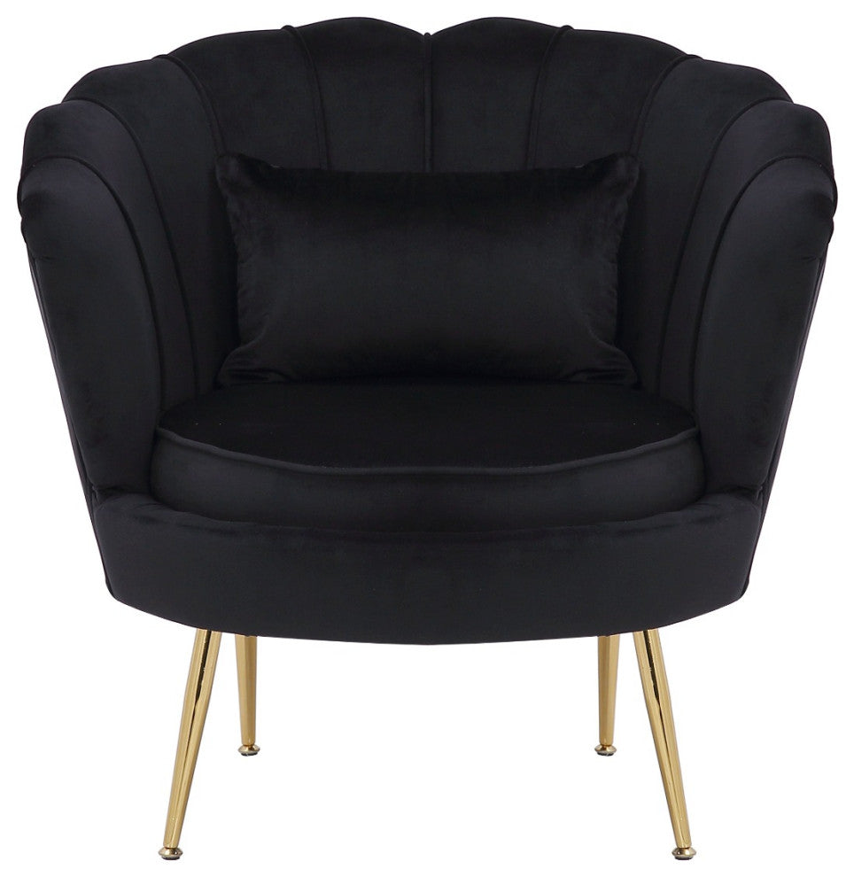Queen Lounge Chair, Black
