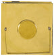 Cecil Outdoor 18" Modern Stainless Steel Lantern, Gold