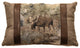 Fabric/Leather Pillow 12x18-Fabric Back