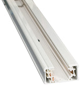 2-Ft Single Circuit Track, White, 2'