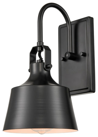 Innovations 370-1W-BK-M Provin 1 Light 7" Sconce, Matte Black