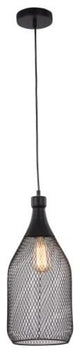 Elegant Lighting Brighton Collection Pendant, Black