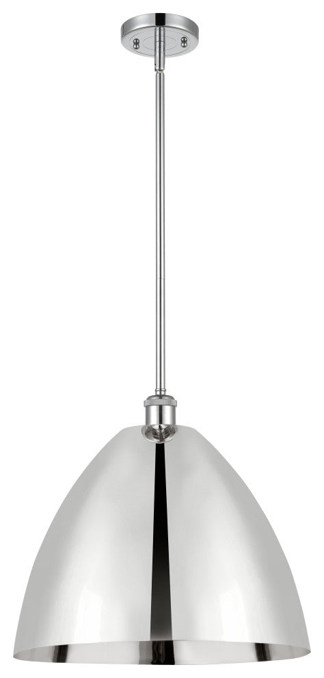 Ballston Dome Pendant, Polished Chrome