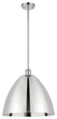Ballston Dome Pendant, Polished Chrome