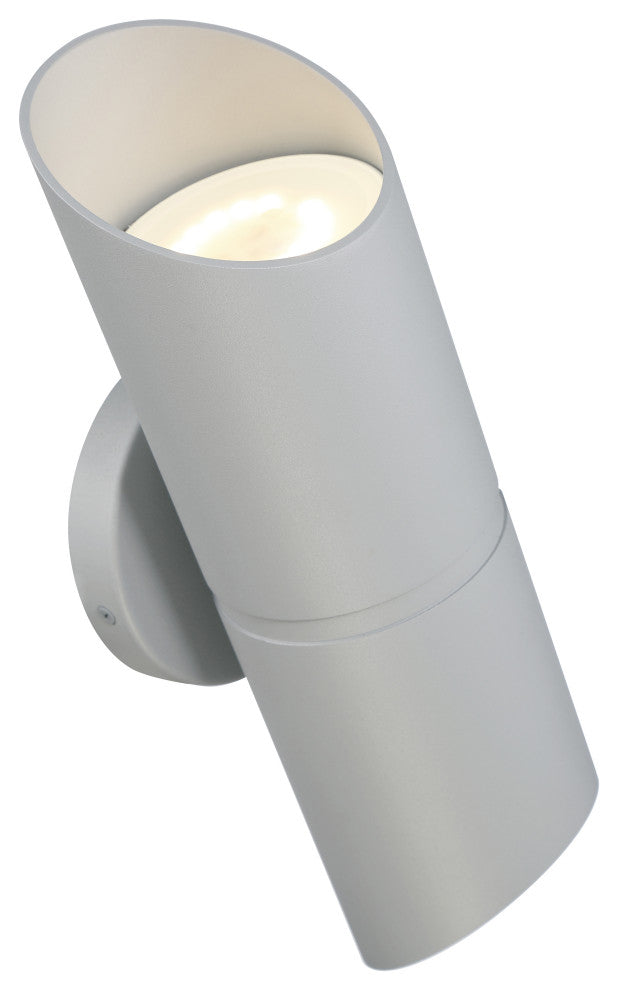 Marino Tall Bi-Directional Outdoor LED Wall Mount, Satin