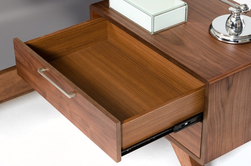 Nova Domus Soria Modern Walnut Nightstand