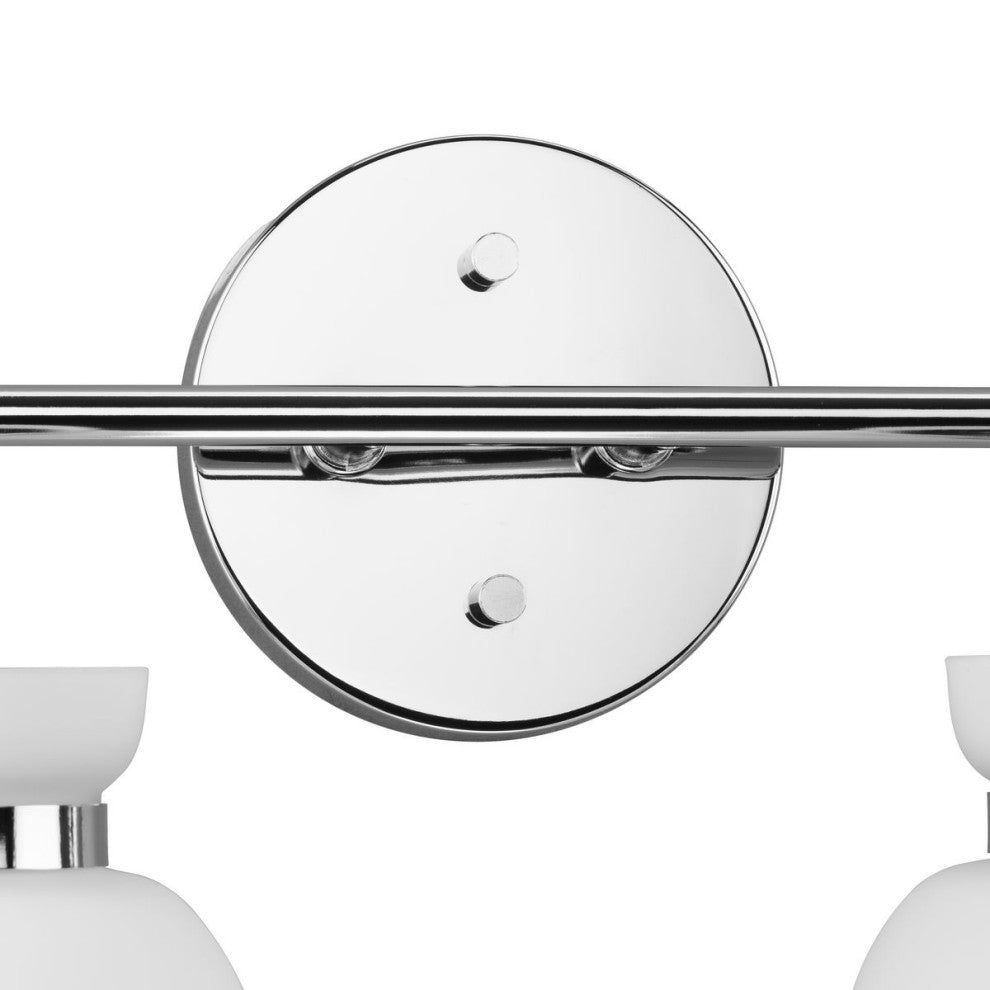 Lexie Collection Contemporary Vanity Light, Polished Chrome