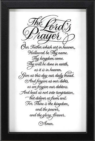 Framed Wall Art. The Lord's Prayer