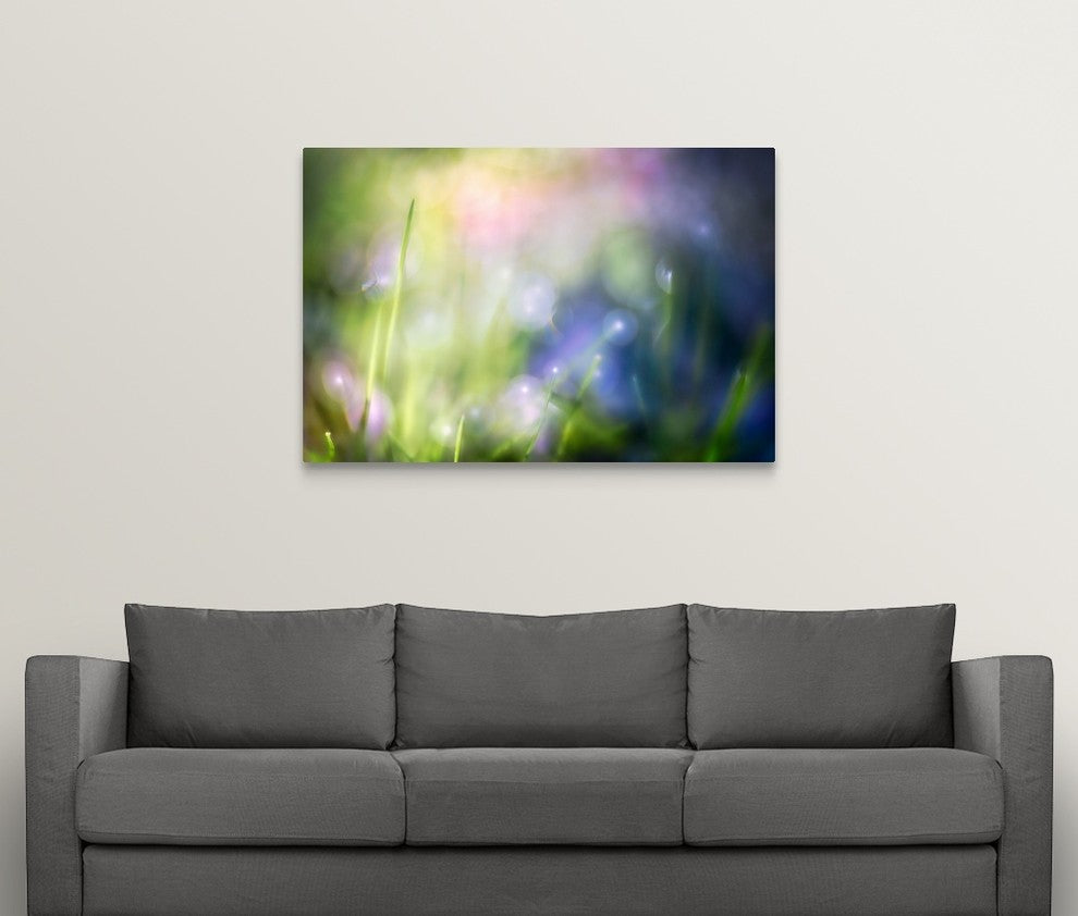 "Colourful Dew" Wrapped Canvas Art Print, 48"x32"x1.5"