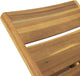 Lillian Outdoor Wood and Iron Chaise Lounge, Teak Finish, Yellow