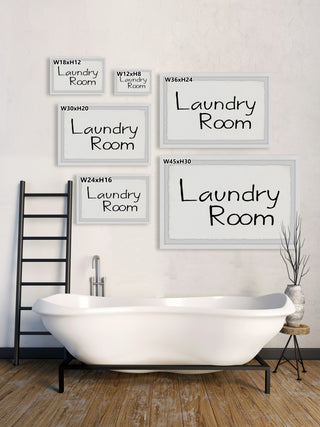 "Laundry Room II" Framed Painting Print, 24x16