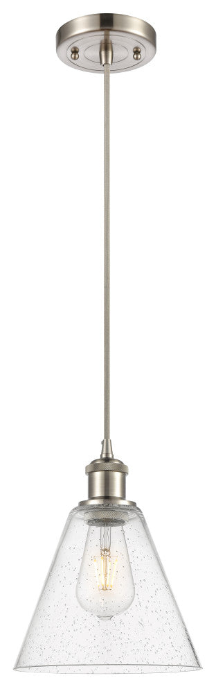 Innovations 516-1P-SN-GBC-84-LED 1-Light Mini Pendant, Brushed Satin Nickel