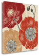 "A Poppys Touch II" By Daphne Brissonnet, Giclee Print on Gallery Wrap Canvas