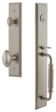 Carre' 1-Piece Dummy Handleset, F Grip and Eden Prairie, Satin Nickel, 849006