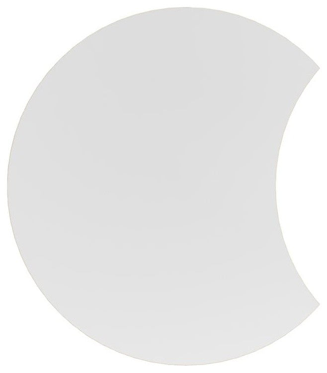 Oslo End Table, White, Gloss