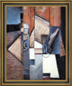 Juan Gris The Book - 16" x 20" Framed Premium Canvas Print