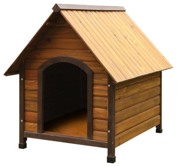 Woody Pet House, Oak Brown