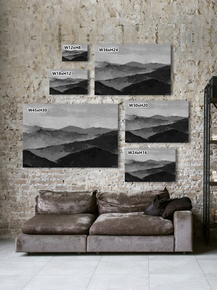 "Climbing My Way" Painting Print on Wrapped Canvas, 12x8