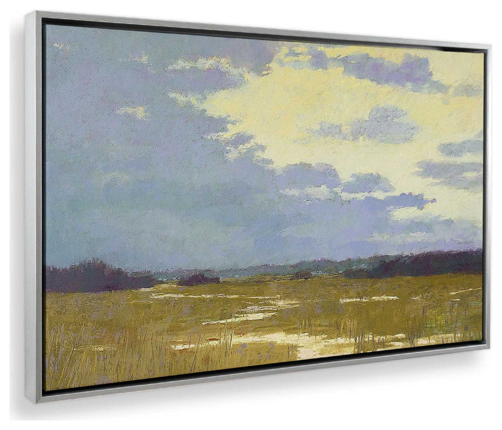 "Lemonade Skies" - A Serene Twilight Canvas Art Print