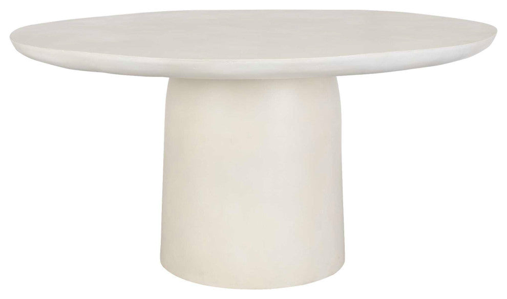 Uttermost Madrone Warm White Outdoor Dining Table