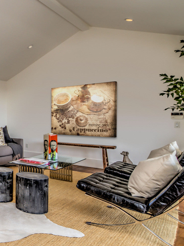 "Cappuccino" Painting Print on Canvas by Irena Orlov