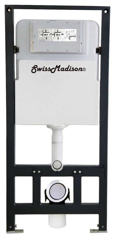 Wall Hung Toilet Concealed Carrier Tank 2x6